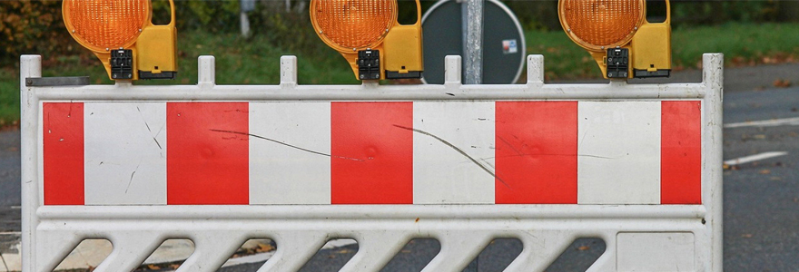 barrières utilisées dans les chantiers