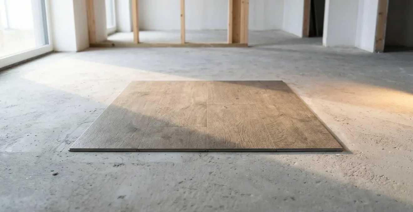 Échantillon de sol sur chantier exposé à différentes conditions d'éclairage pour validation